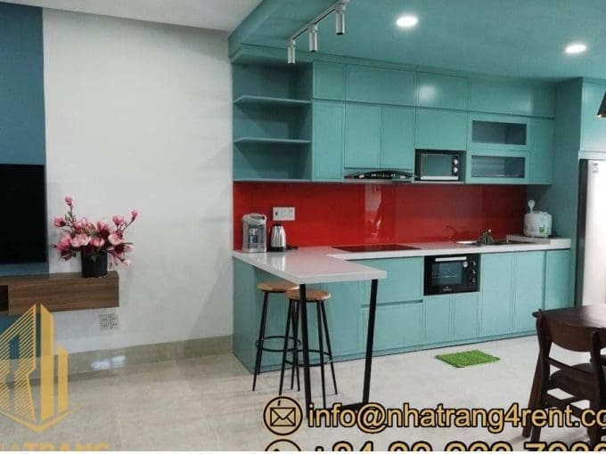 muong thanh oceanus – 2 br apartment for rent with sea view in north of nha trang – a700