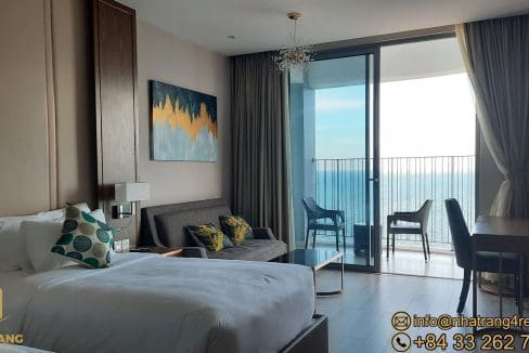 panorama building– sea view studio for rent in tourist area a074