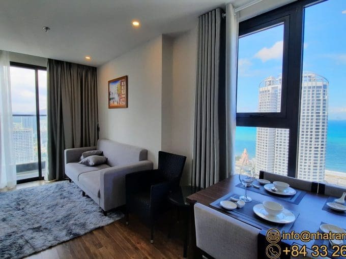 muong thanh khanh hoa – 2 bedroom sea view & river view apartment for rent a445