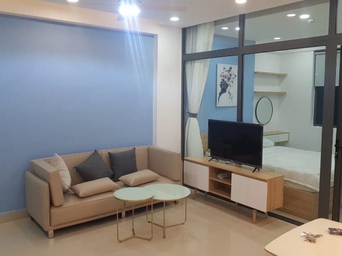 muong thanh oceanus – 2 br corner apartment with direct sea view for rent a248