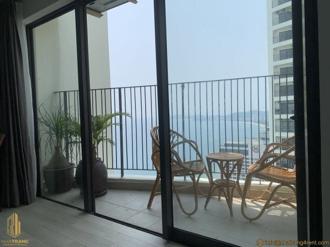 muong thanh oceanus – 2 br corner apartment for rent in the north a043
