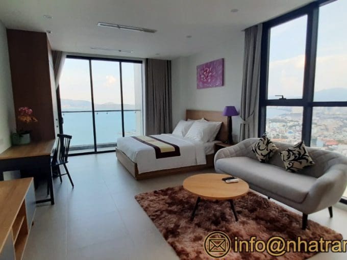 muong thanh khanh hoa – 2 bedroom sea view apartment near the center for rent a659