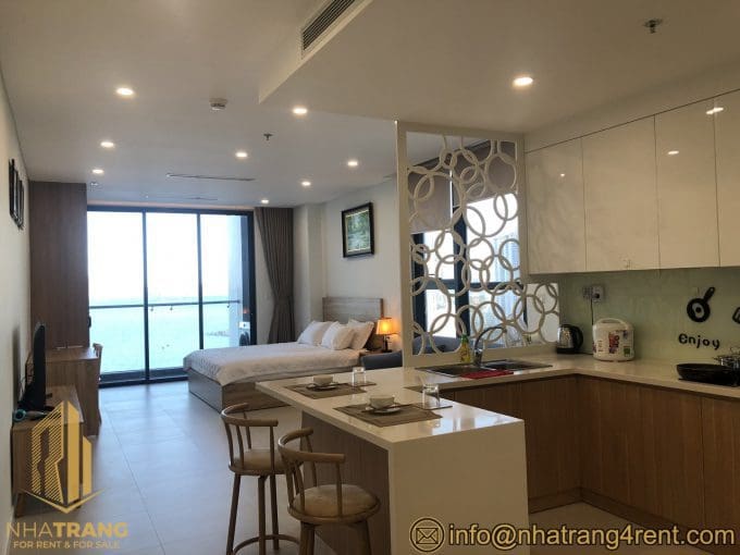 panorama building– sea view studio for rent in tourist area a386