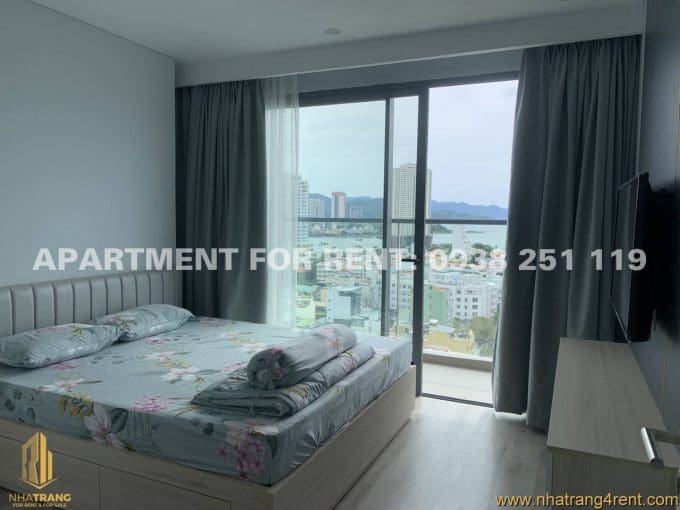 sea view apartment for rent in nha trang – muong thanh oceanus a439