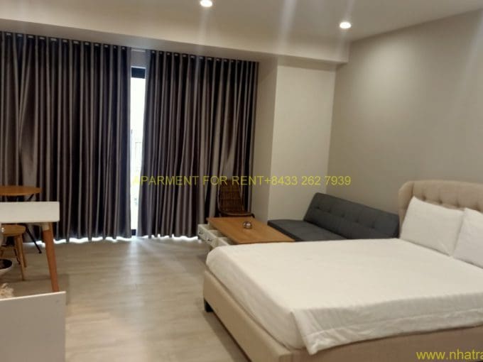gold coast – nice studio with side seaview for rent in tourist area a645