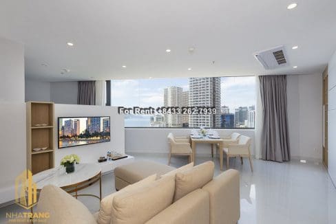 gold coast – nice studio with poolview and side seaview for rent in tourist area a616