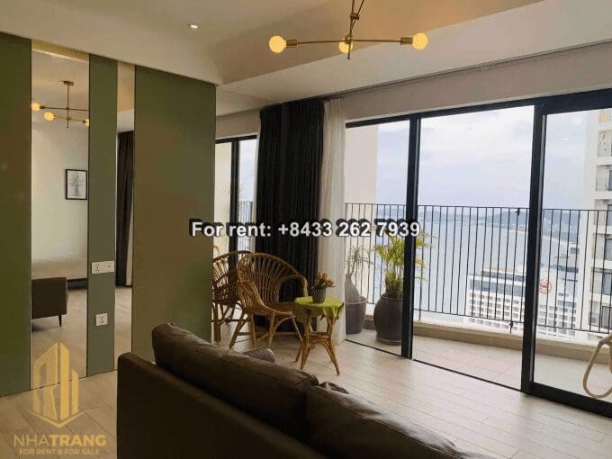 virgo building – 2 br seaview apartment for rent in the center a349