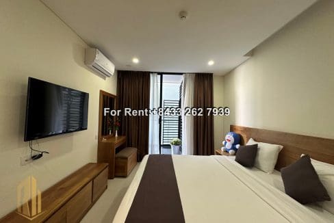 gold coast – nice studio with side seaview for rent in tourist area a661