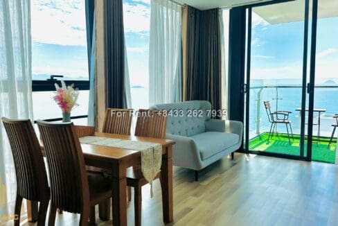 nha trang center – 1br nice apartment with side sea view for rent in the tourist area – a723