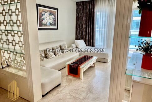 nha trang center – 1br nice apartment with side sea view for rent in the tourist area – a723