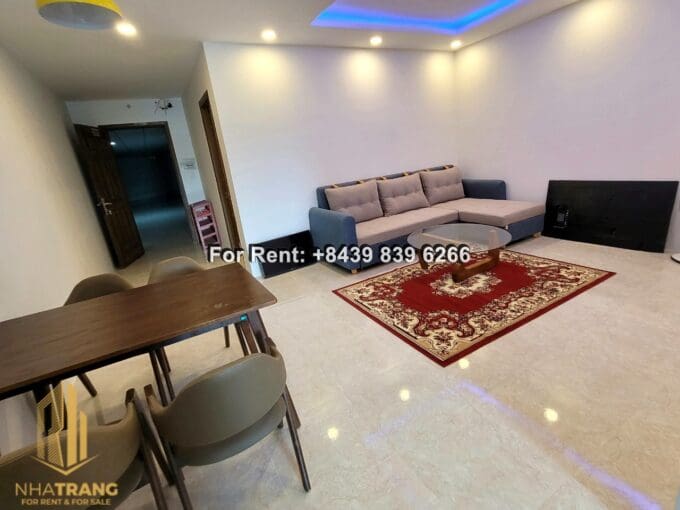 Muong Thanh Khanh Hoa – 2 Bedroom River View Apartment near the Center For Rent – A808