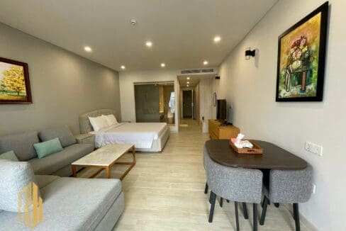 gold coast – nice studio with side sea view for rent in tourist area – a826