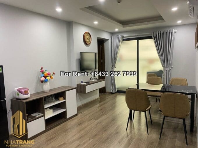 muong thanh oceanus – 2 br apartment for rent with city view in north of nha trang – a854