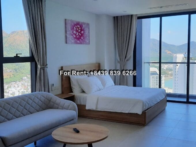 muong thanh oceanus – 2bedroom direct seaview apartment for rent in the north of nha trang – a696
