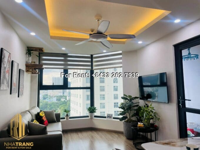 muong thanh khanh hoa – 2 bedroom river view apartment near the center for rent – a733