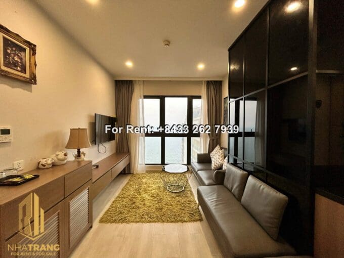 muong thanh oceanus – 2 br apartment for rent with sea view in north of nha trang – a711