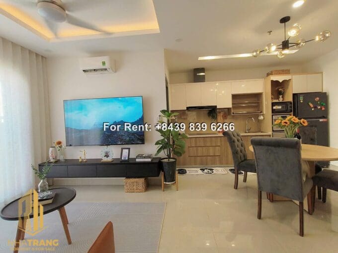 muong thanh oceanus – 2 br corner apartment for rent a306