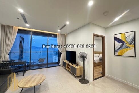 hud – 2 br nice designed corner apartment with side seaview a bit for rent – a902