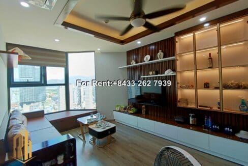 hud – 2 br nice designed corner apartment with side seaview a bit for rent – a902