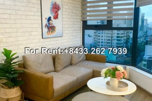 hud – 2 br nice designed corner apartment with side seaview a bit for rent – a902