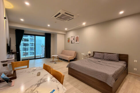 gold coast – nice studio with side sea view & pool view for rent in tourist area – a927
