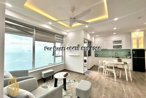 muong thanh oceanus – 2 br apartment for rent with sea view in north of nha trang – a986
