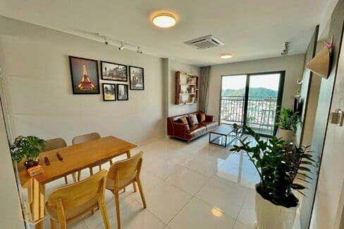 d’qua building – 2 brs with side seaview apartment for rent in tourist area – a1002