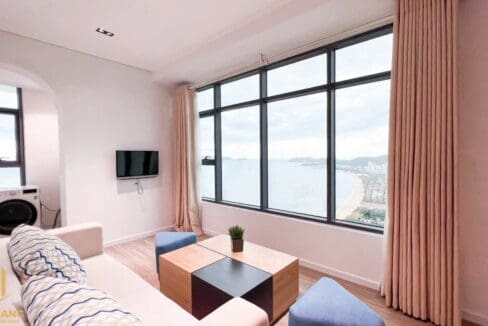 muong thanh center– 1 br seaview apartment for rent in tourist area – a1040
