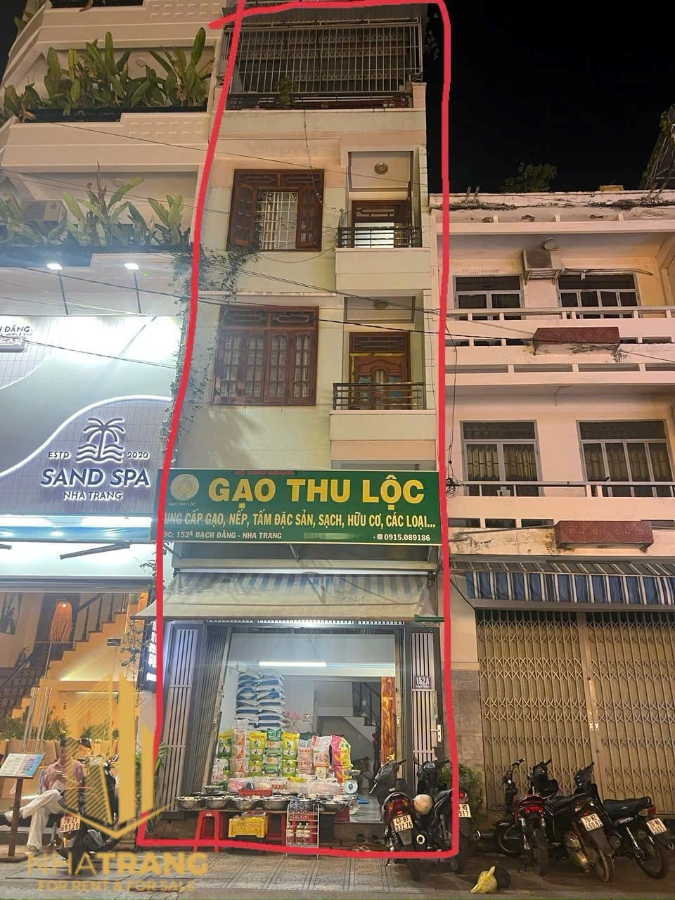 Nha Trang City Center – Commercial House for Rent on Bach Dang Street – C046