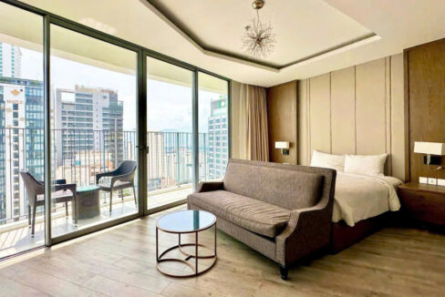 panorama building – sea view fan-shaped studio for sale in the city center – s065