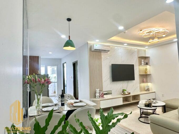 muong thanh khanh hoa – 3 bedroom river view apartment near the center for rent – a688