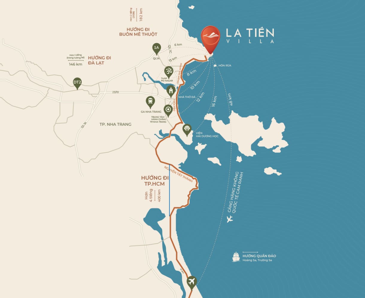 La Tien Villa location