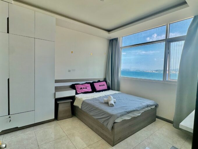 Muong Thanh Khanh Hoa – 2 Bedroom Sea View Apartment near the Center For Rent – A1241