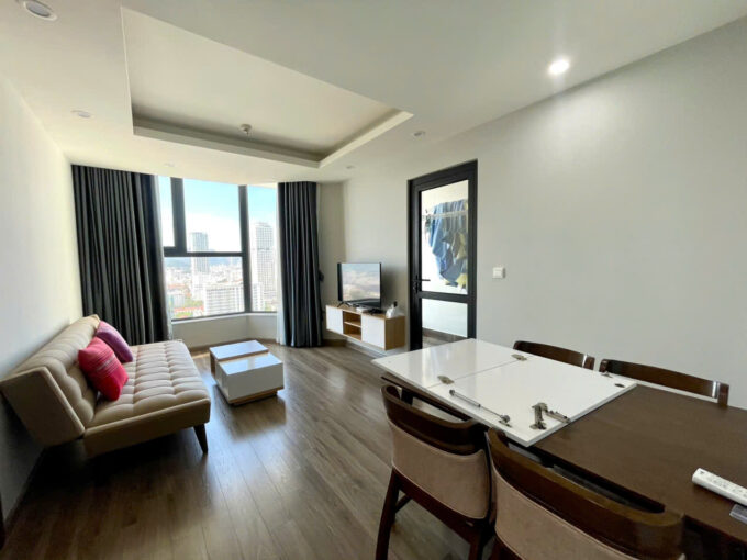 HUD – 2 BR Nice Designed Apartment with City View for Rent in Tourist Area – A1250
