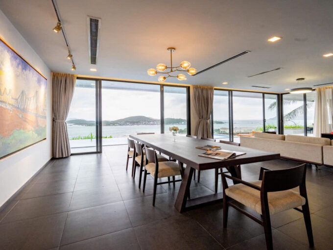 Luxury 6 Bedroom Sea View Villa for rent in Anh Nguyen Hill – Private Pool – V085