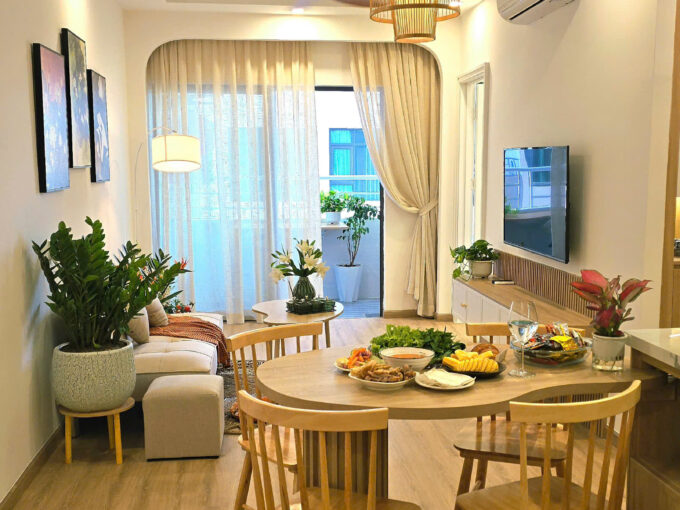Muong Thanh Oceanus – 2 Br Apartment for Rent with Sea view in North of Nha Trang – A1282