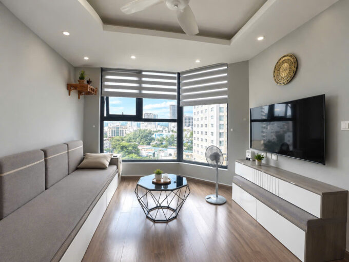 HUD – 1 BR Nice Designed Apartment with City View for Rent in Tourist Area – A1354